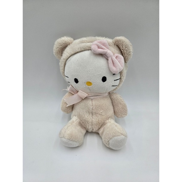 Hello Kitty Other - Hello Kitty H&M Edition Teddy Bear Costume Plush Stuffed Toy with Pink Bow Small